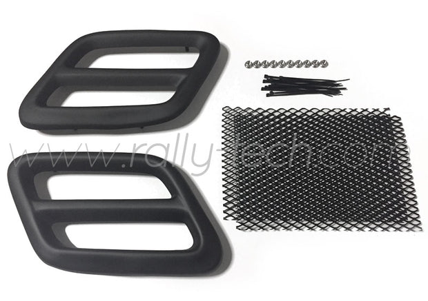 22B HOOD VENT KIT - ABS PLASTIC MATTE BLACK - SUBARU IMPREZA 96-01