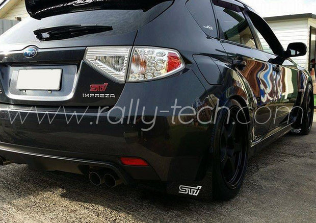 4MM POLYURETHANE MUDFLAP KIT - IMPREZA GR/GV (08-13) - BLUE