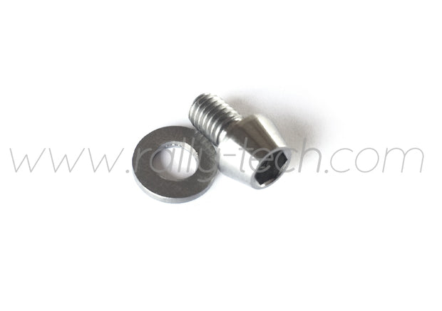 M6x10mm BOLTS & WASHERS - TITANIUM Ti Gr5 - 5 PACK