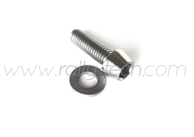 M6x20mm BOLTS & WASHERS - TITANIUM Ti Gr5 - 5 PACK