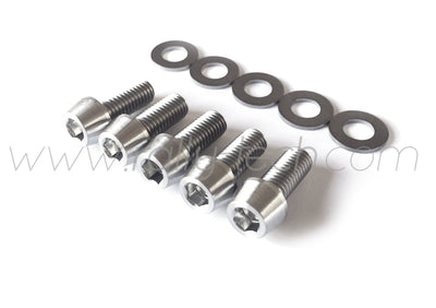 M8x20mm BOLTS & WASHERS - TITANIUM Ti Gr5 - 5 PACK