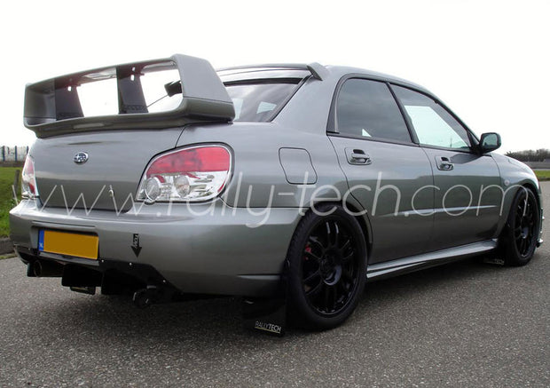 4MM POLYURETHANE MUDFLAP KIT - IMPREZA GD/GG (02-07) - BLACK - RALLYTECH