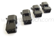 EV6 TO EV1 FUEL INJECTOR ADAPTER CONNECTOR PLUGS - UNIVERSAL