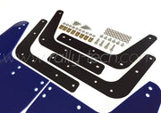 4MM POLYURETHANE MUDFLAP KIT - IMPREZA GC/GM/GF (93-01) - BLUE - AWD RETRO PINK