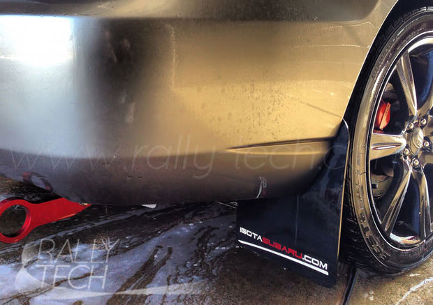 4MM POLYURETHANE MUDFLAP KIT - IMPREZA GD/GG (02-07) - BLACK - RALLYTECH