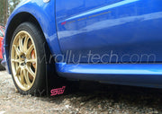 4MM POLYURETHANE MUDFLAP KIT - IMPREZA GD/GG (02-07) - BLACK - RALLYTECH