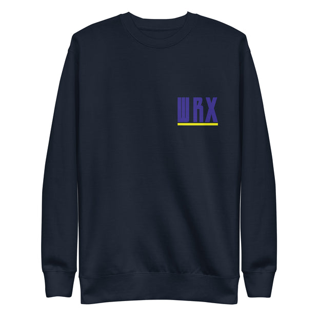 WRX RETRO UNISEX SWEATSHIRT (GREY/PINK)